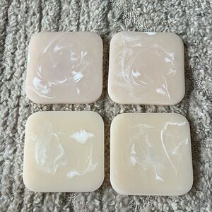 RIRIKU Resin Coaster Set of 4